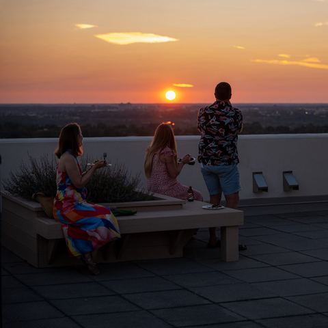 Hail the sunset